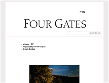 Tablet Screenshot of fourgateswine.com